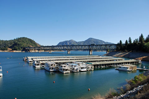 Bridge Bay Marina, Shasta Lake, California